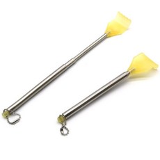 센스라벨 안테나 효자손 스테인리스 등긁개, 실리콘형, 6개