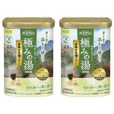 바스크린 키와미노유 마음이 편안해지는 숲 향 유록색 탕, 600g, 2개