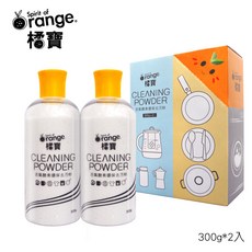 橘寶活氧酵素環保去污粉, 1個, 盒裝(300g*2入), 300g