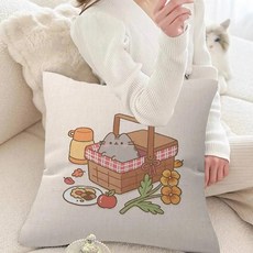 만화 베개 커버 툰 선물 쿠션 침실 홈 소파 의자 좌석 장식 케이스, 6. z2