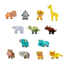 ScienceBaby 動物磁力公仔 兒童益智玩具, 動物, 1套