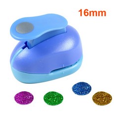 원형 공예 펀치 구멍 학교 1 커터 3 엠보서 스크랩북 종이, 1pc 16mm circle