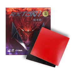 탁구러버 고탄성 스티키 점성 타입 빨강색 검정색 중 선택가능, 1개, 블랙