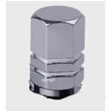 알루미늄 합금 자동차 휠 타이어 밸브 캡 타이어 림 스템 커버 에어더스트 방수 자동차 오토바이 트럭 자전거용 호환, Gray1PCS, 1개