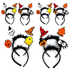 萬聖節派對髮箍 头箍 4種 12個組, 12件