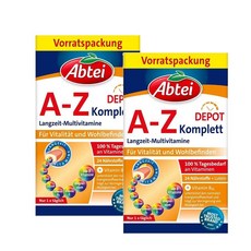 압타이 A-Z 컴플리트 멀티비타민 Abtei A Z Complete Multivitamins, 2개, 40정