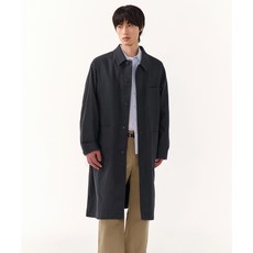 매장정품 무신사 스탠다드 백 사틴 샵 코트 [다크 그레이] MMECR1Z50-DG 109904