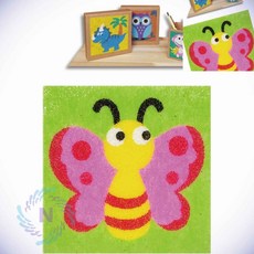 데코샌드 액자만들기 나비 샌드아트 모래놀이키트