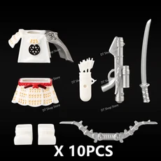 FD601 애니메이션 영화 시리즈 액션 피규어 조립 블록 무기 빌딩 어린이 장난감 선물, 03 DX109 10PCS