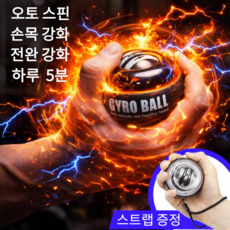 니카 크립볼 자이로볼 전완근 운동기구, 1개, 올블랙