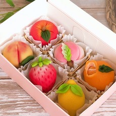 새콤달콤 어린이 과일 화과자, 6개, 50g