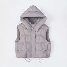 예니브 아동 후드 베스트 케주얼 남여아 순색 조끼 외투