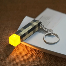 마인크래프트 USB 충전식 횃불 키링