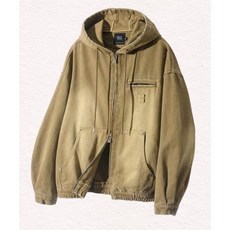 디미트리 블랙 DIMITRI BLACK 2WAY OG 에센셜 디트로이트 후드 집업_코튼 브라운 DBDDJP01BR 308121