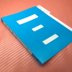 문구로드 pp 정부화일 A4 4칼라, 100개, 종이청색