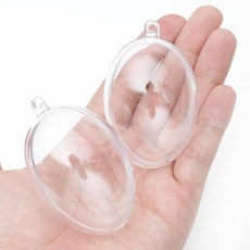 투명공 플라스틱 아크릴볼 뽑기캡슐, 04 투명공 타원 소 - 5set, 04 투명공 타원 소 - 5set