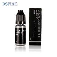 DSPIAE 크롬 실버 건담마커 리필 10ml CR-10, 1개