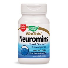 Nature's Way DHA魚油素食軟膠囊 100mg, 1罐, 60顆