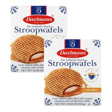 델만스 스트룹와플 캐러멜, 310g, 2개
