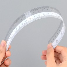 소프트 직자 휘어지는 심플 휘는자 직선 30cm 간이, 사이즈, 15cm