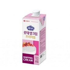 휘핑크림 무가당, 1개, 1L