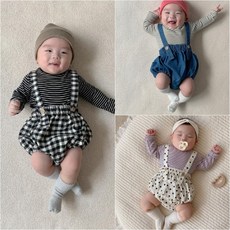 봄 가을 베이비 로이 멜빵 블루머 돌전 돌후 둥이룩 아기선물