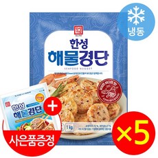 한성 해물경단 1kgx5봉기획 + 해물경단 120g 증정, 5kg, 1세트