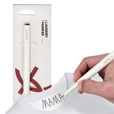 KEARING 1.00mm 세탁 마킹펜 블랙 수성 원액 영구 패브릭 마킹펜, 1개, Black