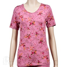 iRho 여성 반팔 3부 상의 내의 여자겨울내의