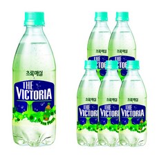 웅진빅토리아 더 빅토리아 초록매실 탄산음료, 500ml, 6개