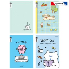 모닝글로리 1200 초등학교알림장 좁은칸 알림장 공책, 알림장좁은칸 B여아 디자인랜덤