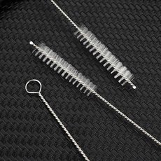 휘어지는 빨대 세척솔 젖병 솔 23cm, 1개