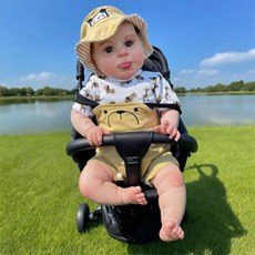 수제 리본 인형 촉감 페인팅 피부 페인팅된 머리카락, 1. Reborn Doll, 1개