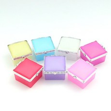 악세사리보관 주얼리케이스 미니사각 보석함, 10개 (낱개수량확인)