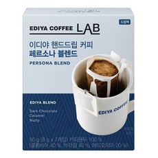 이디야 핸드드립 커피 페르소나블렌드 8gx7T bil+47196mj