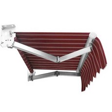 수동 어닝 접이식 자동 주택 전동 테라스 매장 고정, 4m x 1.5m, 1.5m - 4m