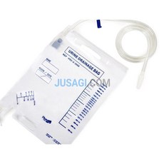 병원 환자 멸균 소변 주머니 유린백 소변백 U2000 소변양측정 의료용, 1개