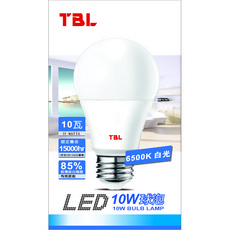 TBL LED 燈泡 10W (4入)(10入)(20入), 20個, 白光 6500K