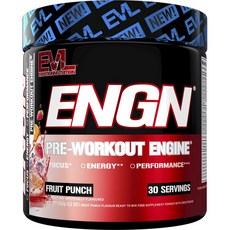 EVLUTIONNUTRITION 一水肌酸Beta-丙胺酸補充粉 水果口味, 312g, 1罐