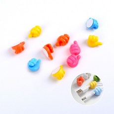 엄지척 케이블 정리 홀더 10P, 상세페이지 참조, 1개