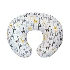 雪倫小舖哺乳枕孕婦枕，可換洗枕套多功能哺育枕，舒適哺乳減輕腰背壓力, 長頸鹿-F