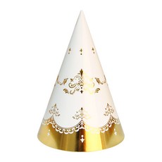 와우파티코리아 클래식 고깔 메탈릭골드(6ea), 1개, 1개