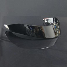 헬멧 스포일러 장식 액세서리에 적합, 1개, 1. Black