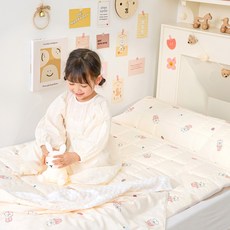 베베누보 모달 심플 사계절 어린이집 낮잠이불, 체리베어