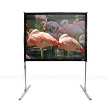 億立Elite Screens Q200V1 200寸布幕 4:3劇院雪白 可攜型大型展示快速摺疊布幕