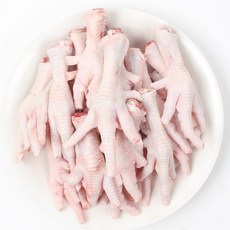 정담앤쿡 국내산 뼈있는 닭발 통닭발 냉동, 1개