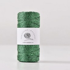금속사 뜨개질 크로셰 수제 손뜨개 와이어 멀티컬러 선물 포장 로프 바느질, 3. Green, 1개