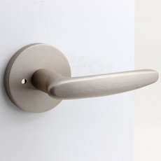 GDK1101 무광 방문손잡이 레버 버튼형 잠금 교체, GDK1101(그레이), 1개