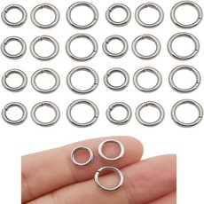 8mm 10mm 스테인레스 스틸 폐쇄 점프 링 커넥터 스플릿 목걸이 팔찌 쥬얼리 액세서리 1000-4000pcs, 04 15x1.5mm 2000pcs