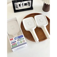 UYIKU 空氣增壓蓮蓬頭 大面板省水花灑 三段模式按摩淋浴頭 浴室通用, 1個, UYIKU增壓蓮蓬頭【日本專櫃旗艦版】